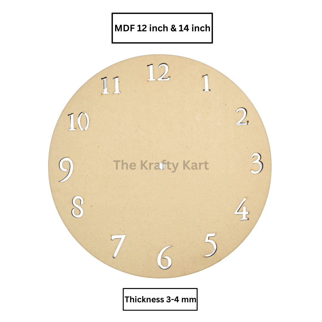 Mdf Clock (B)