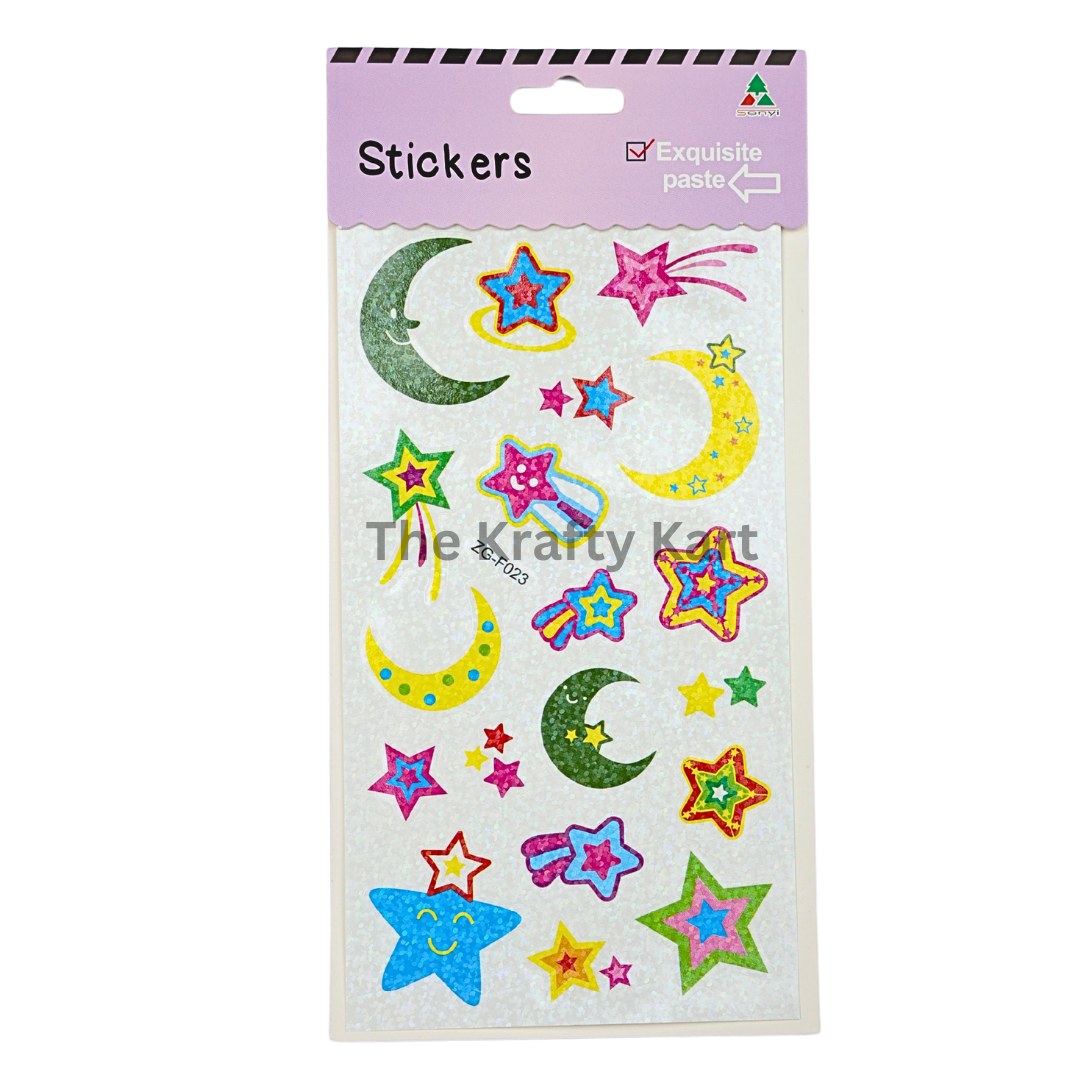 Journal - Glitter Sticker (J)