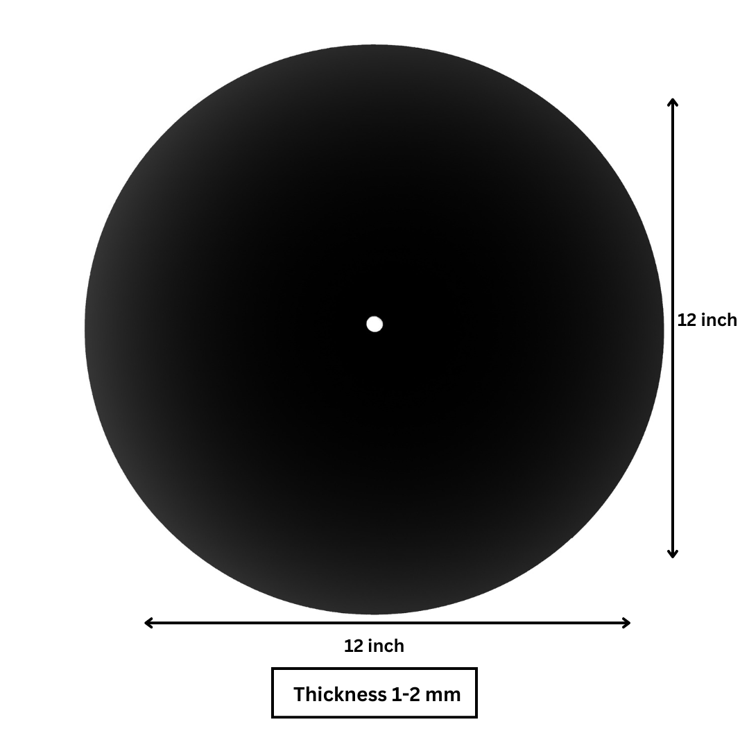 12" Clock Acrylic Base