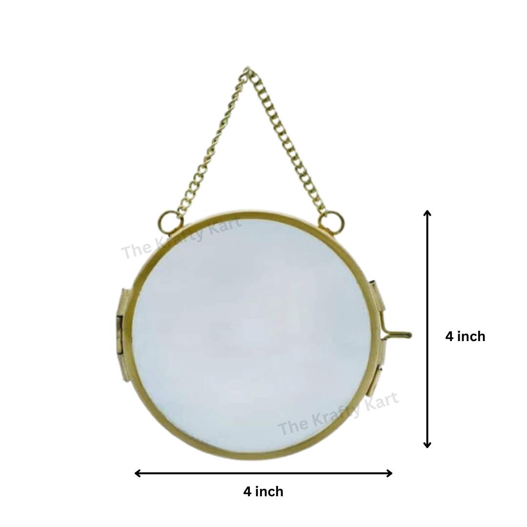 4" Round Vintage Frame