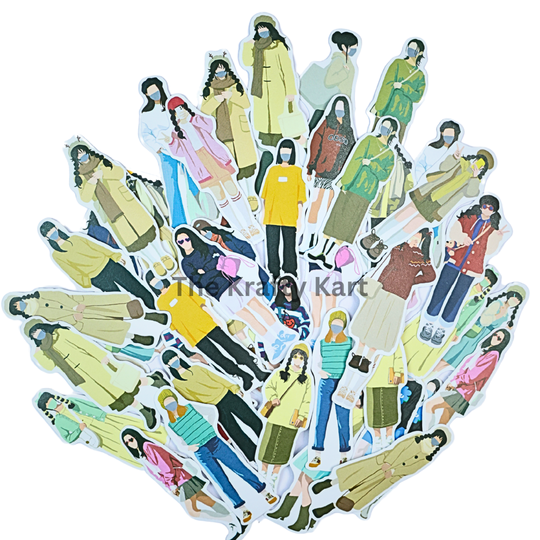 Journal - Girl Sticker