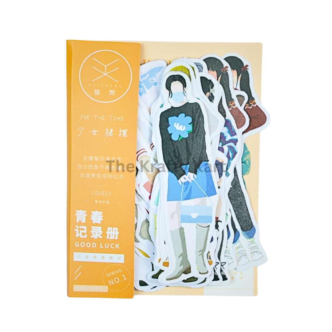 Journal - Girl Sticker