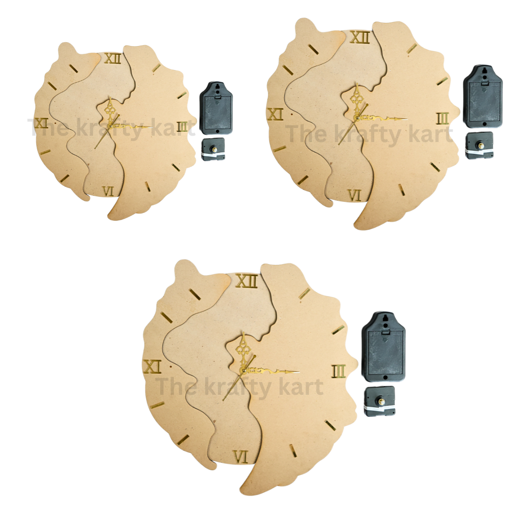 Geode Full Clock Set With Roman Numbers
