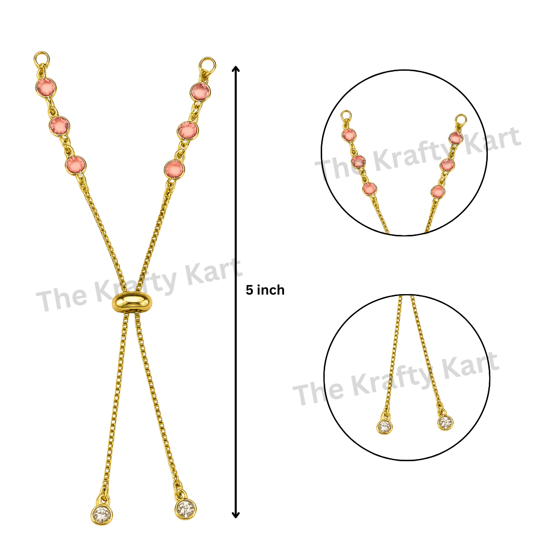 Anti Tarnish Rakhi Bracelet Chain (E)