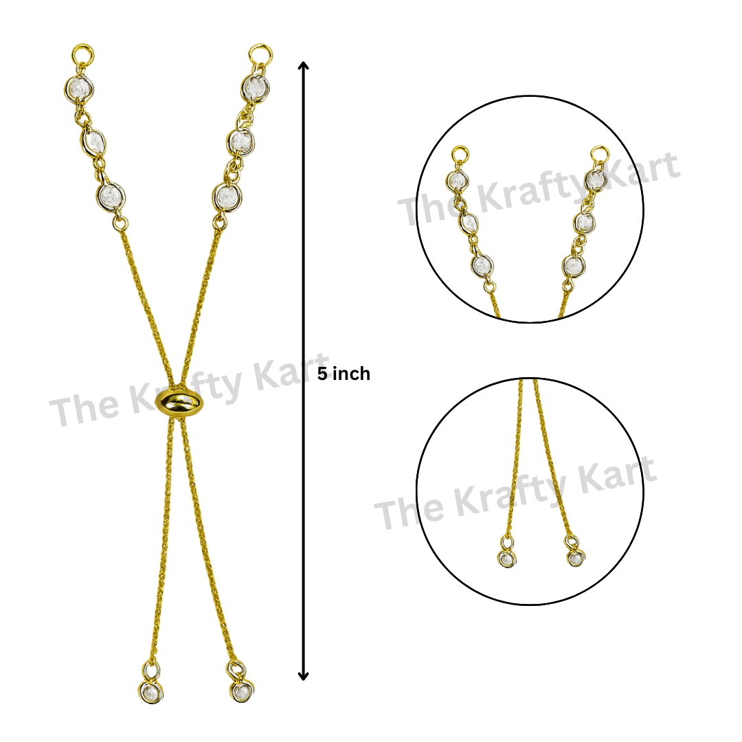 Anti Tarnish Rakhi Bracelet Chain (D)