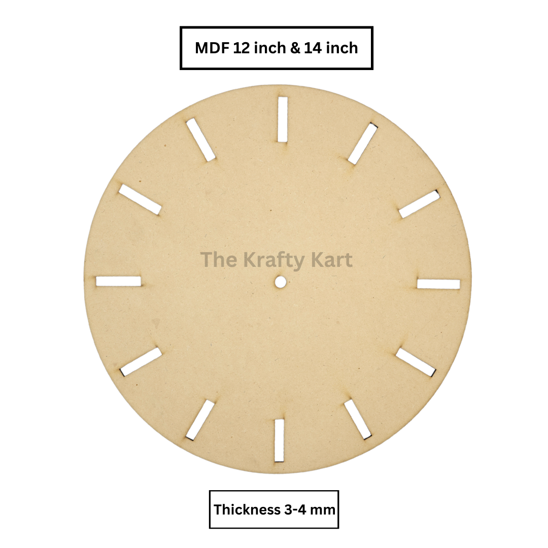 Mdf Clock (A)