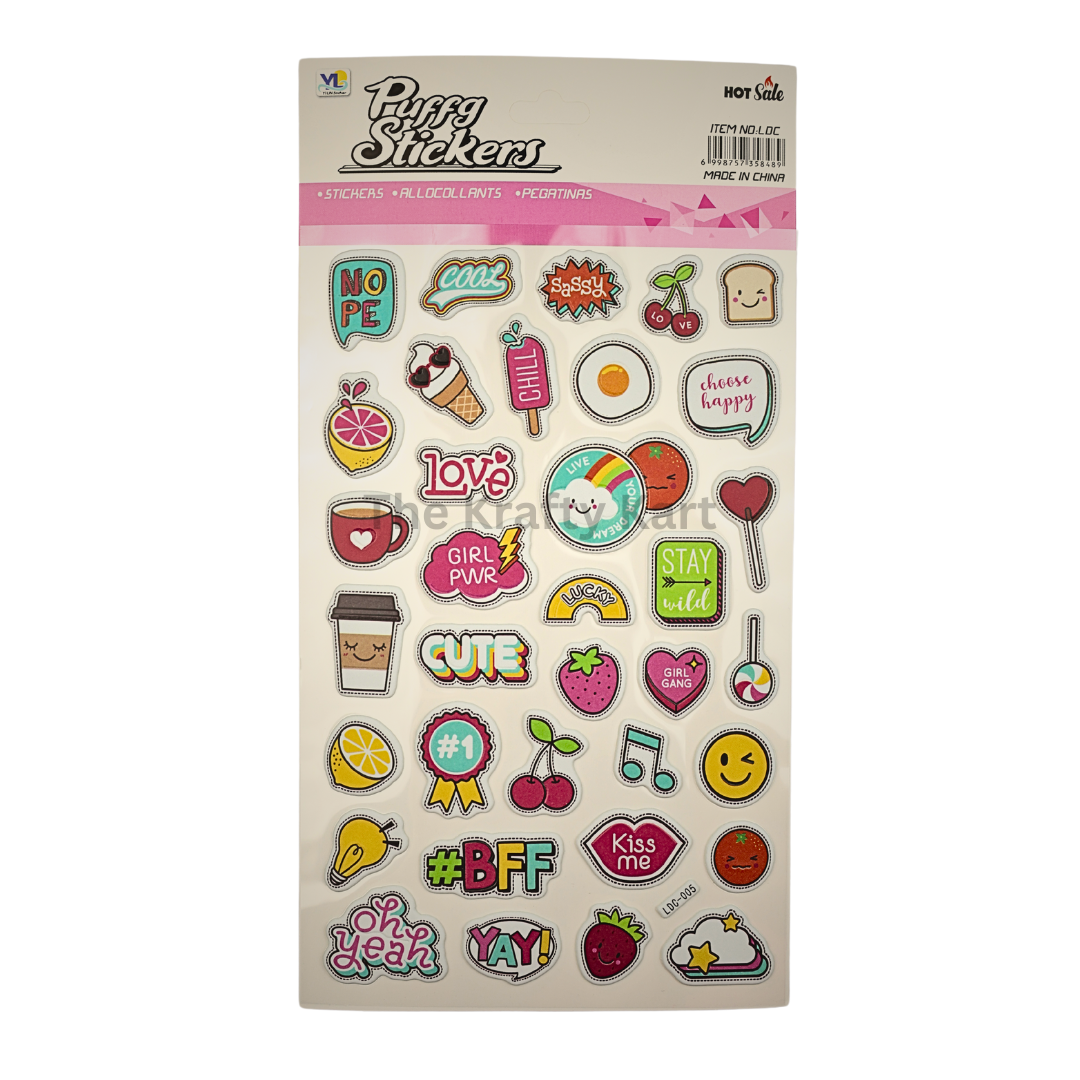 Journal - 3D Sticker (E)