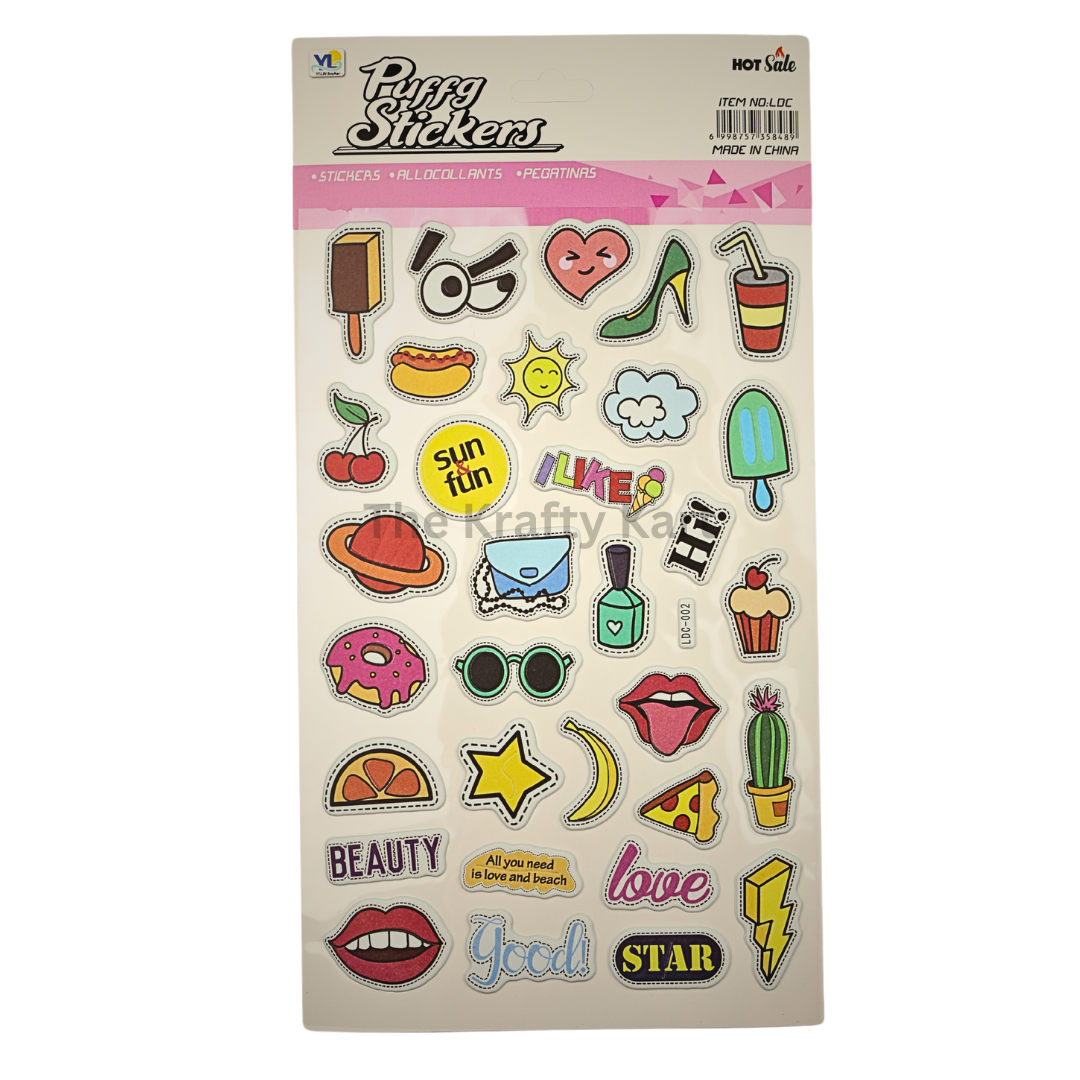 Journal - 3D Sticker (B)