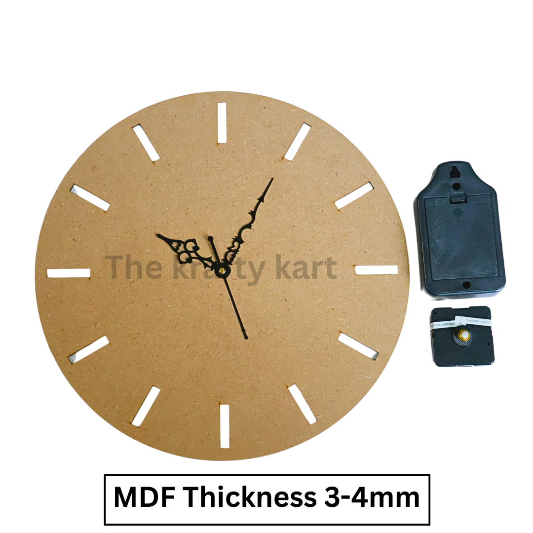 Mdf Clock Set (A)