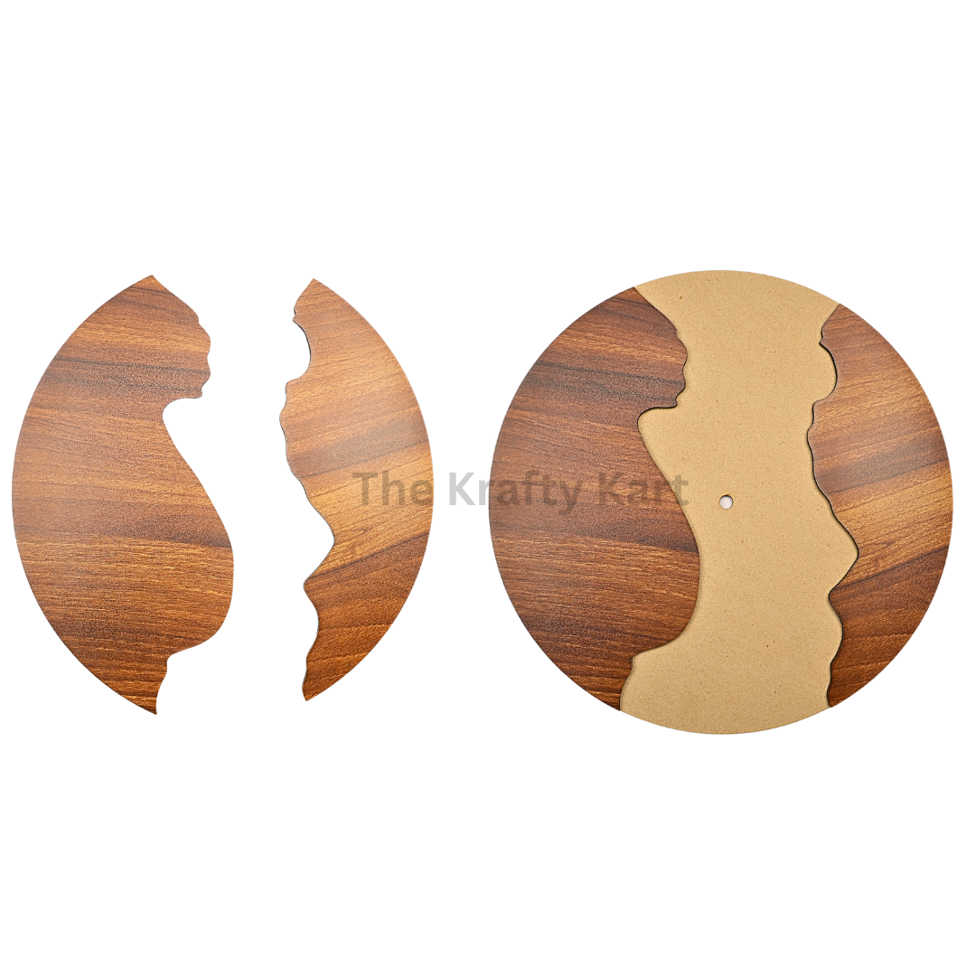 Clock Set Of 2 Parts