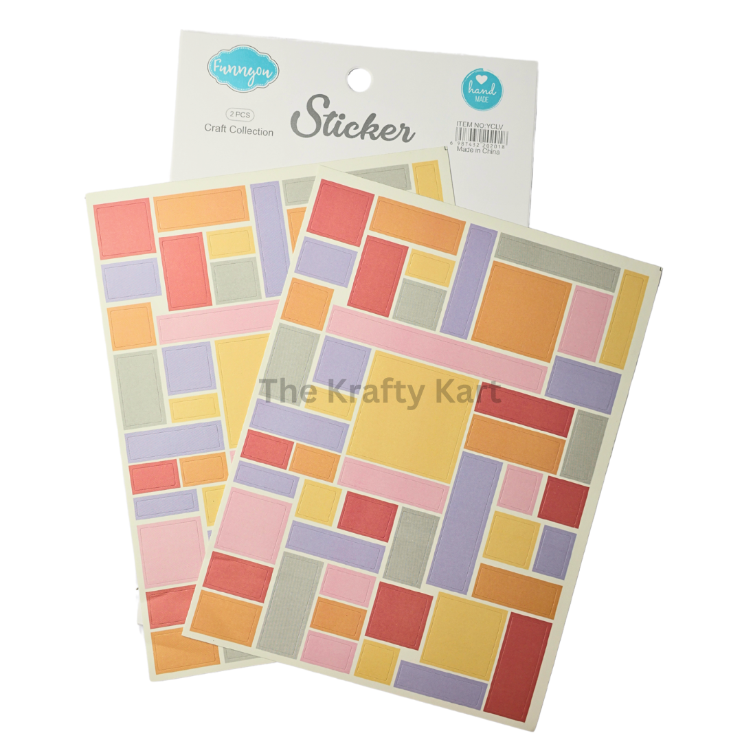 Journal Colourful Sticker (D)