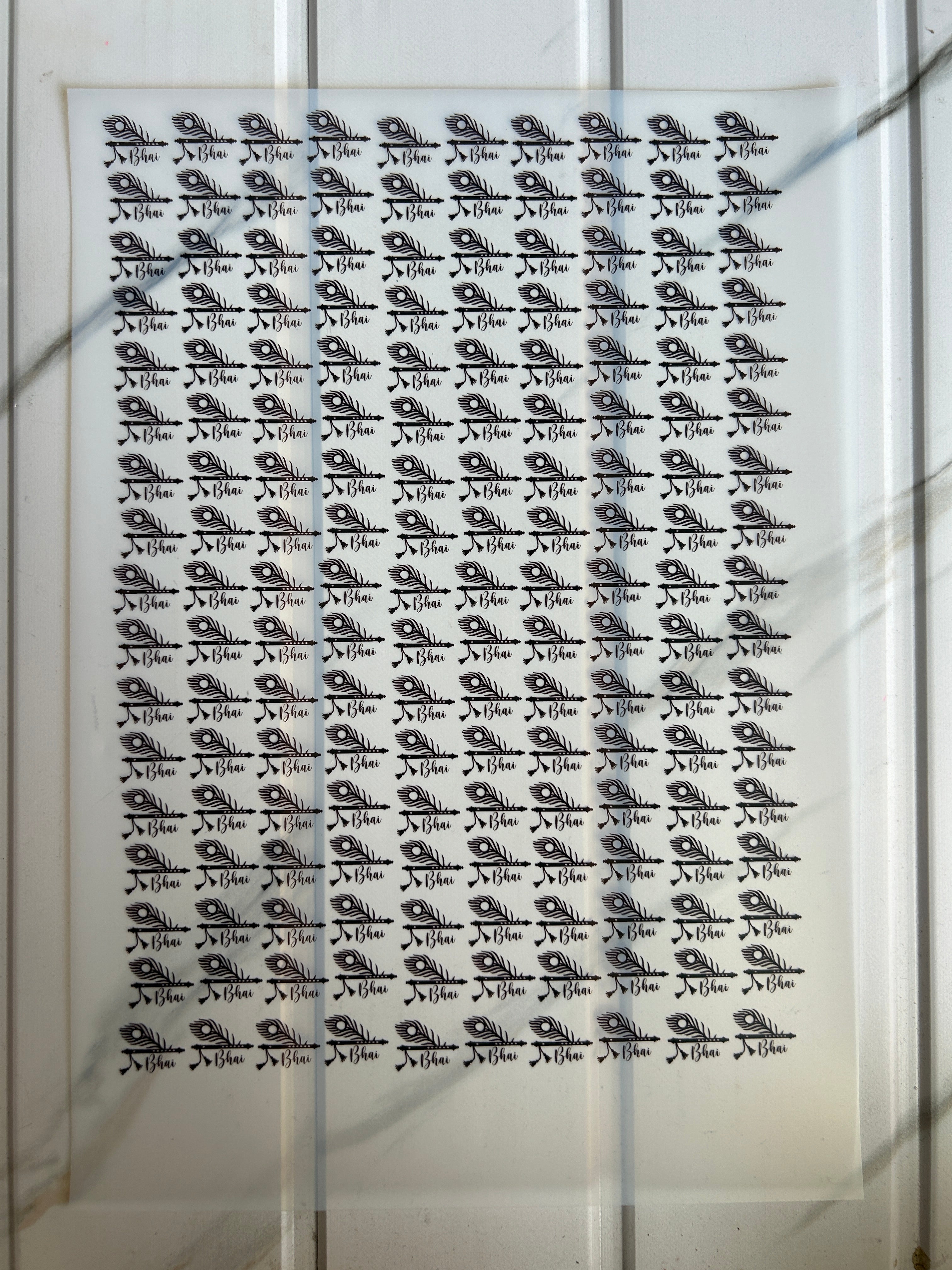 A4 Rakhi Insert Sheet (M)