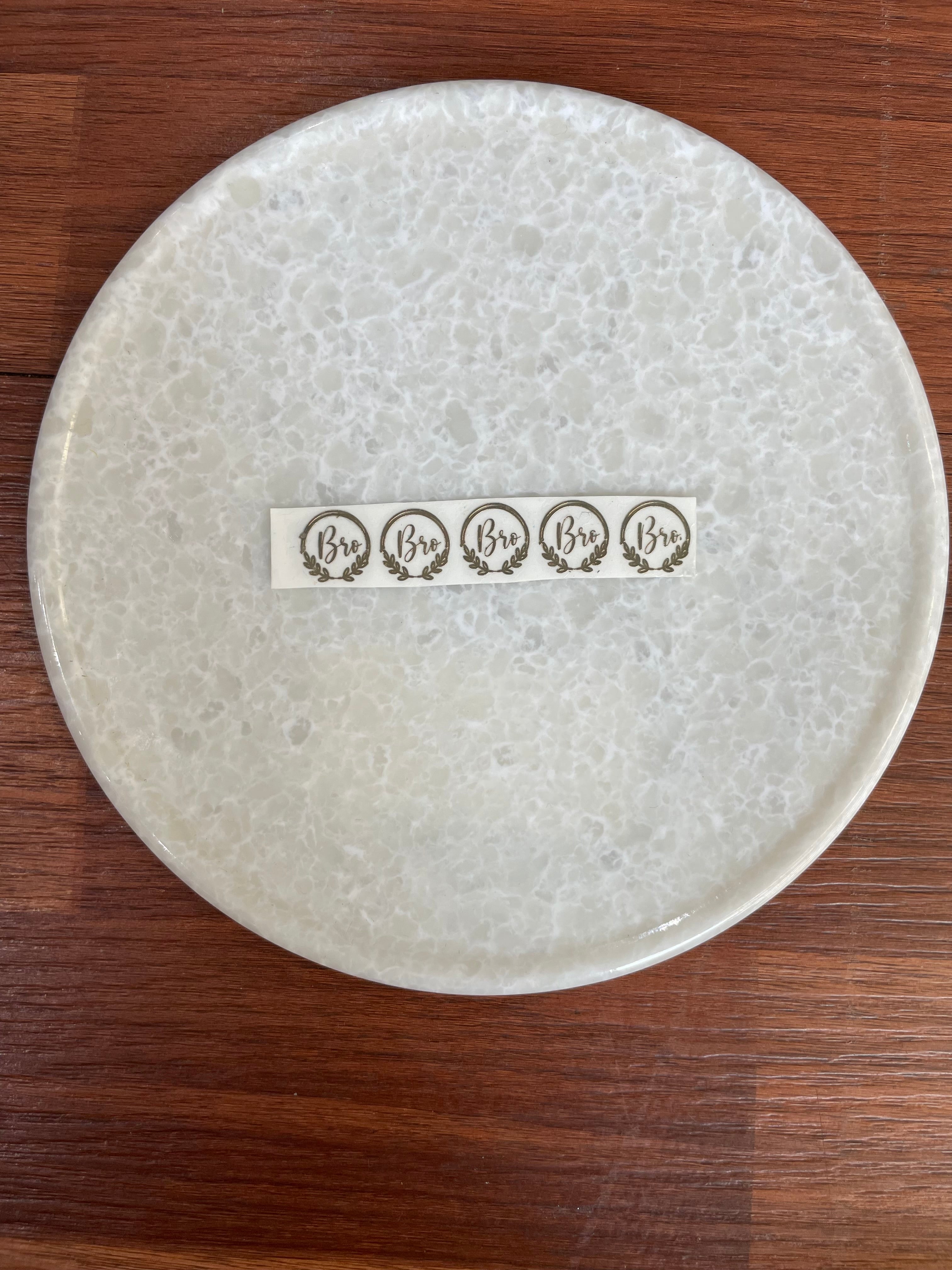 Rakhi Metal Sticker - Bro (A)