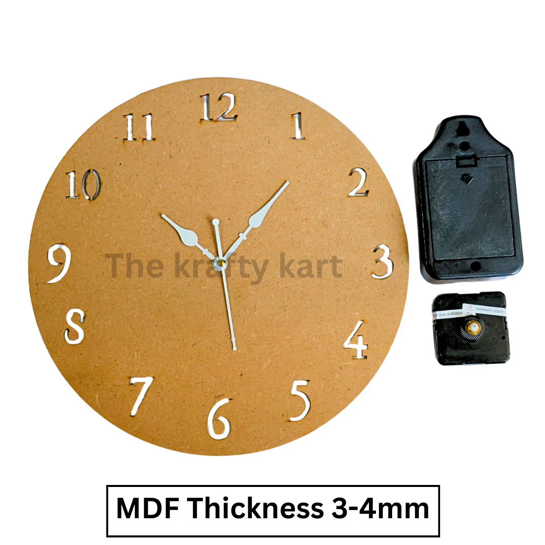 Mdf Clock Set (B)