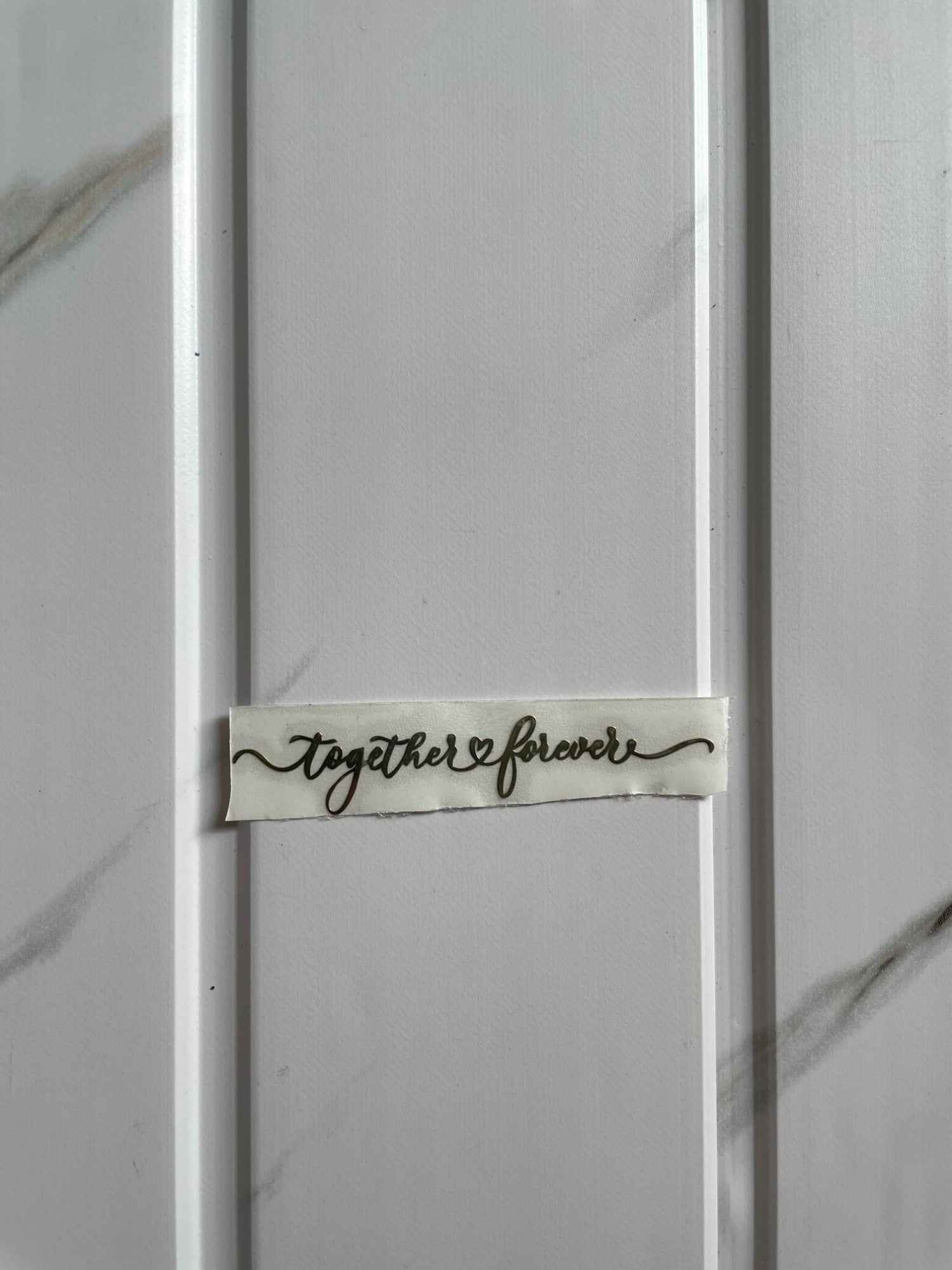 Metal Sticker - Together Forever