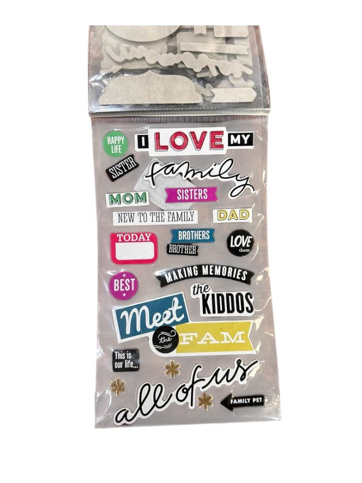 Chipboard Sticker A