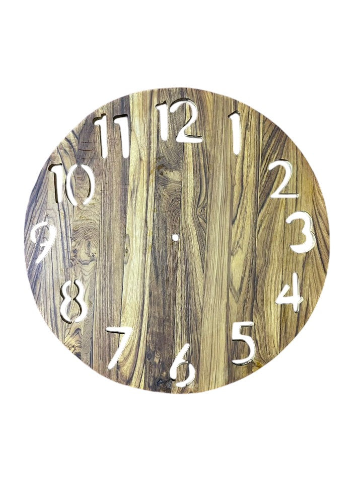 Sagwa Wooden Clock