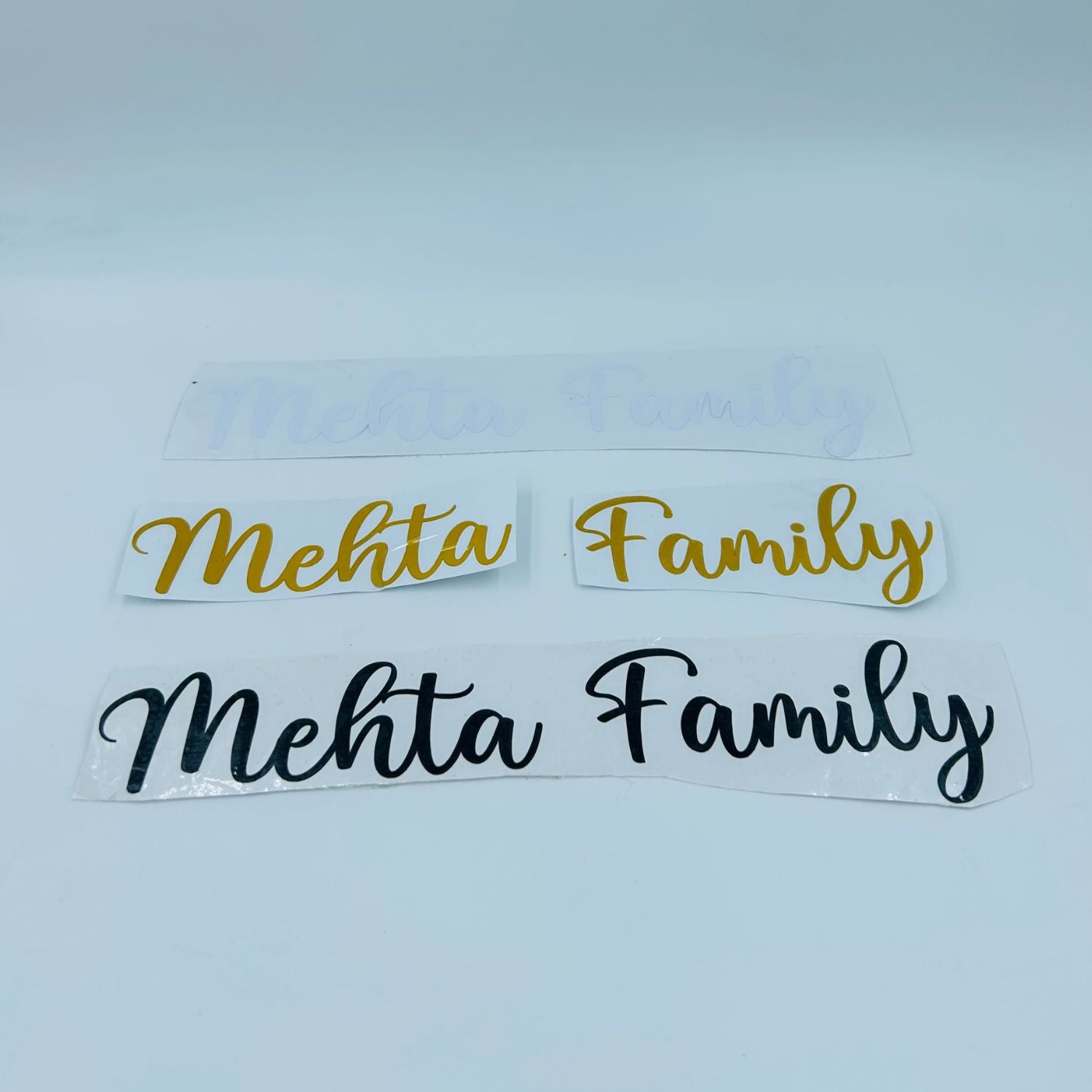 Custom Vinyl Sticker - Nameplate
