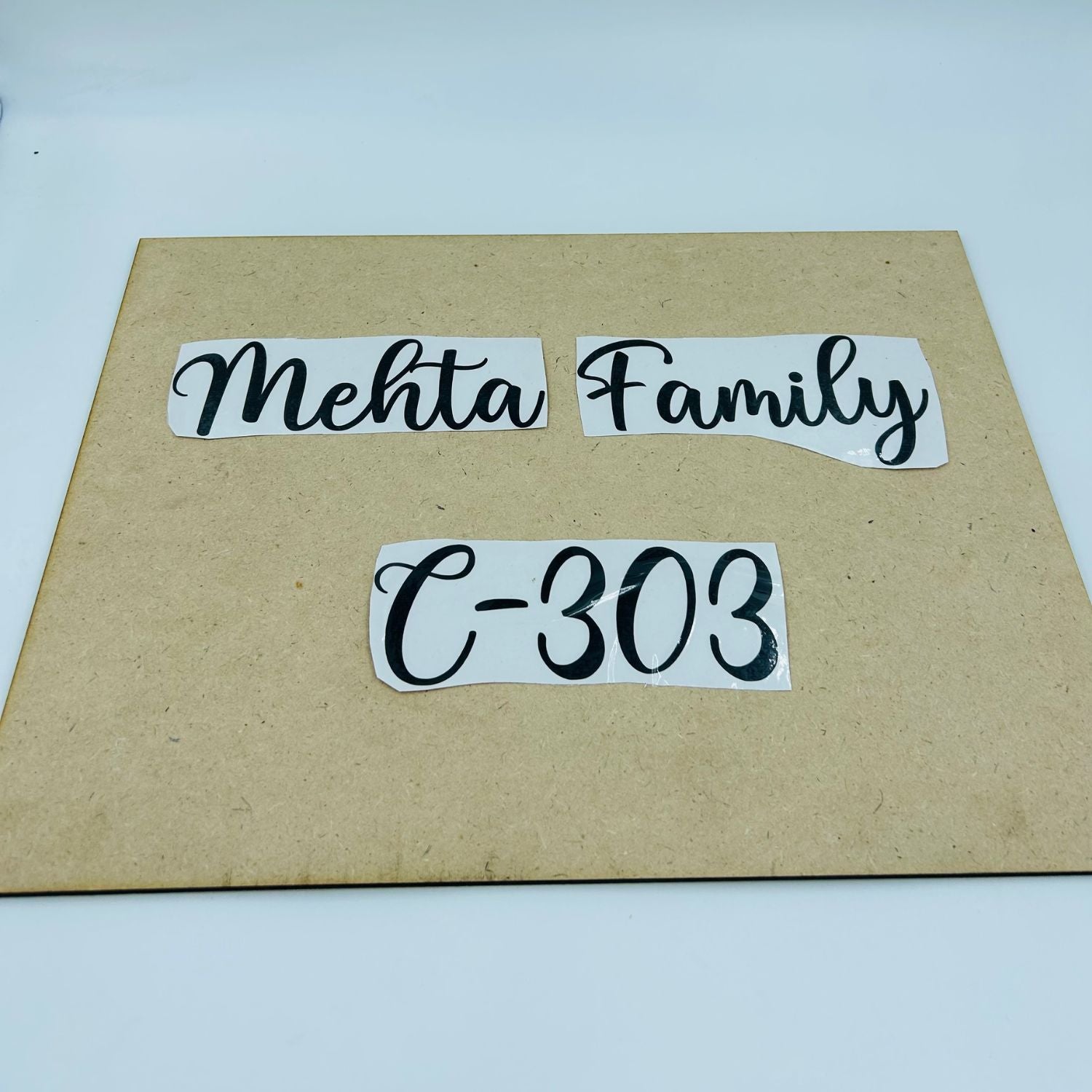 Custom Vinyl Sticker - Nameplate