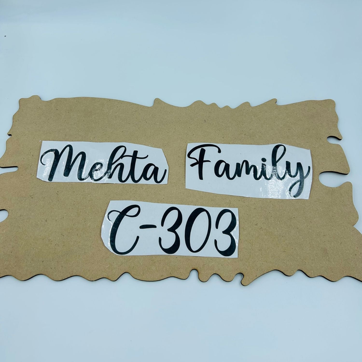 Custom Vinyl Sticker - Nameplate