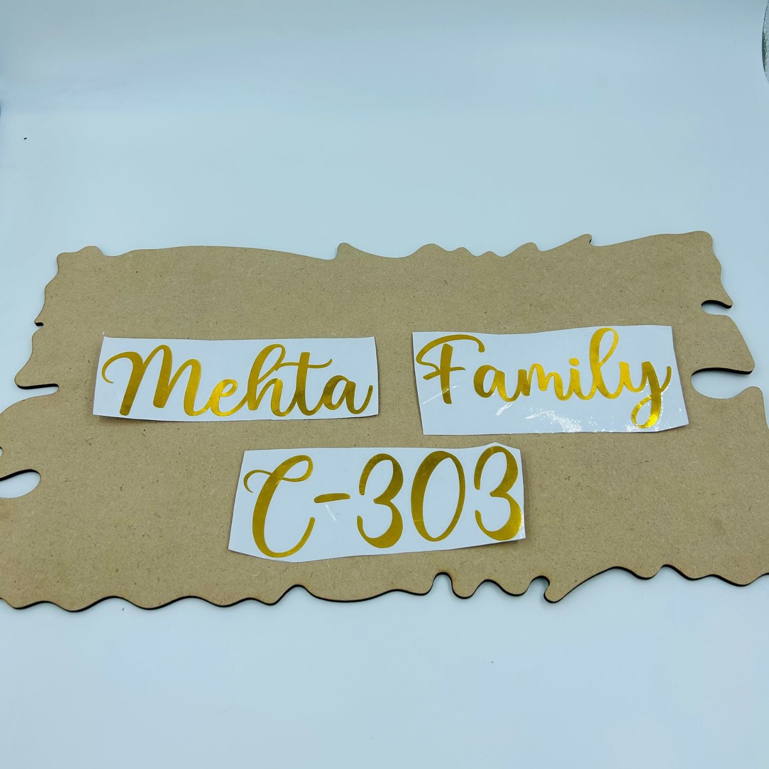 Custom Vinyl Sticker - Nameplate