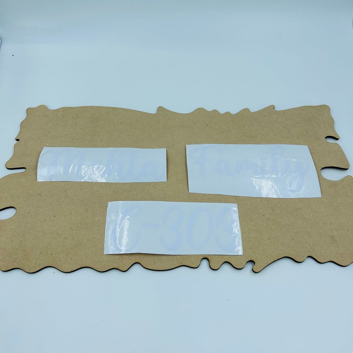 Custom Vinyl Sticker - Nameplate