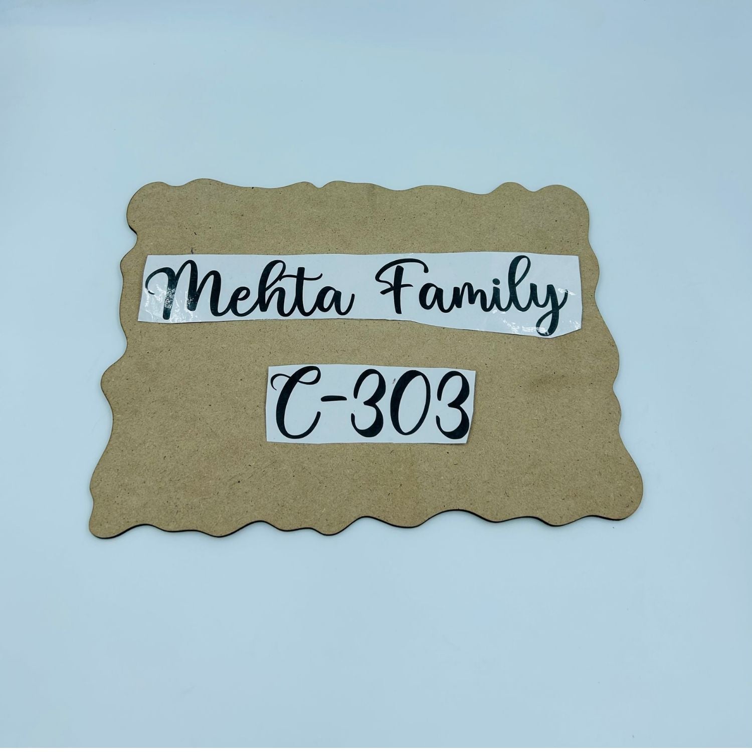 Custom Vinyl Sticker - Nameplate