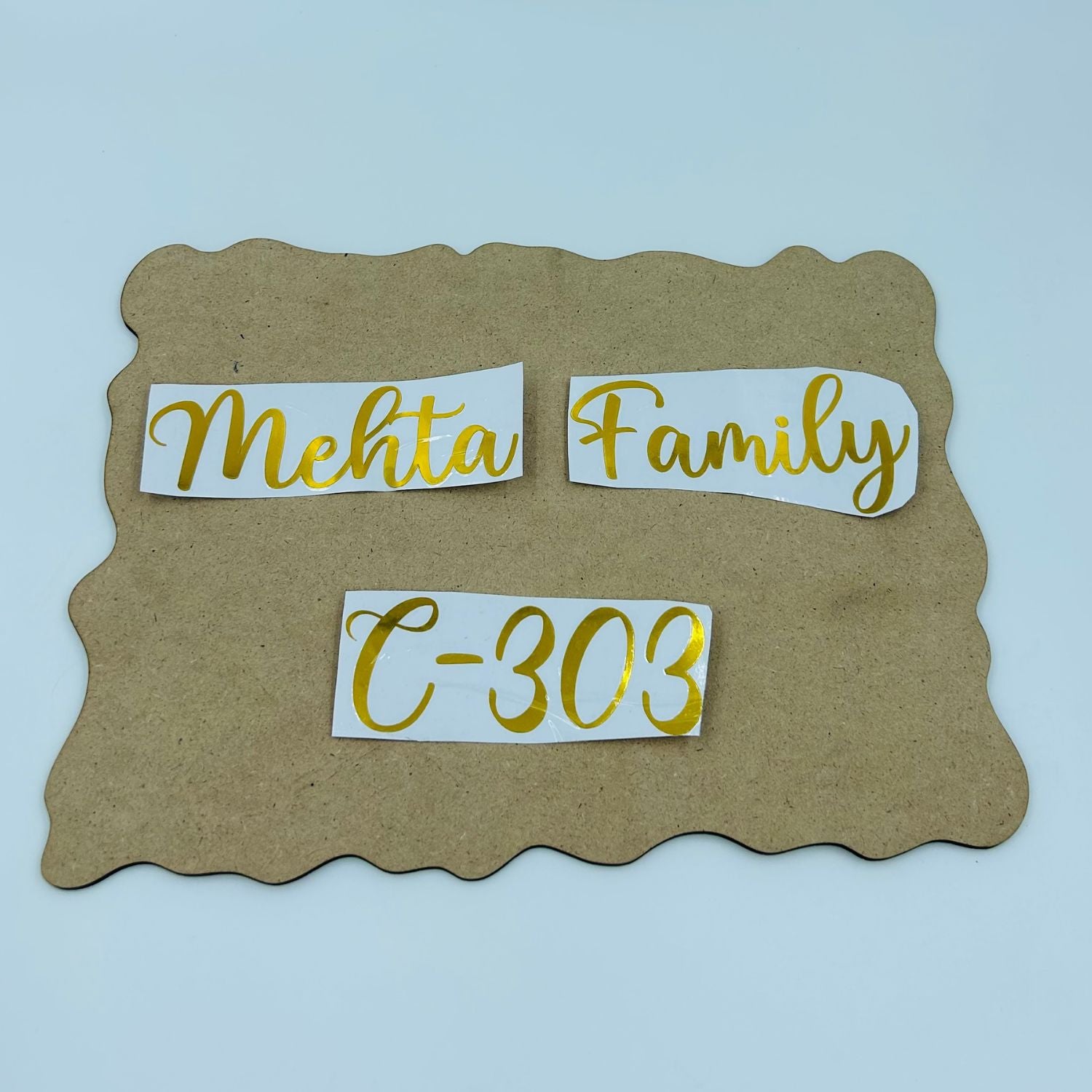 Custom Vinyl Sticker - Nameplate