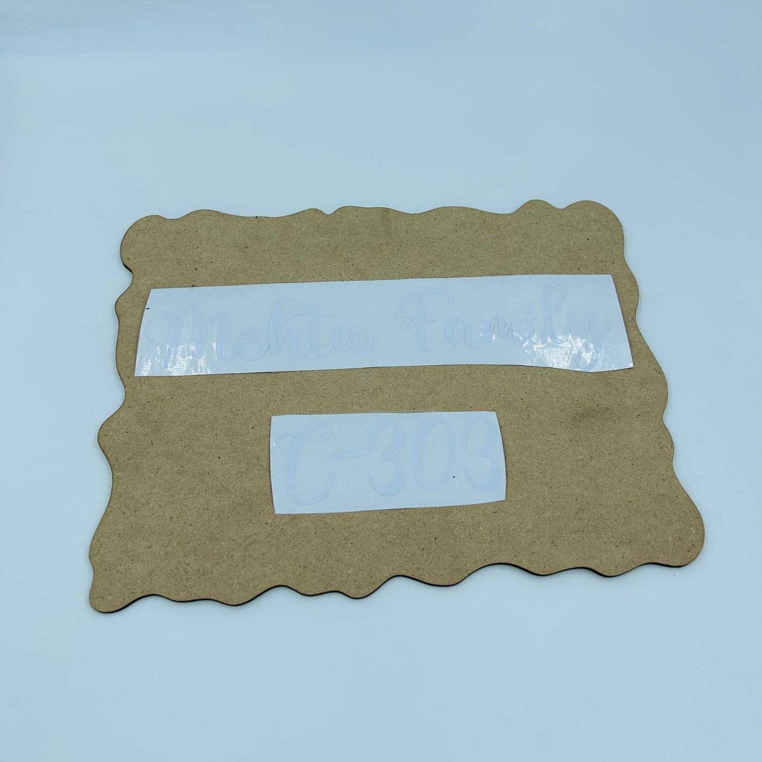 Custom Vinyl Sticker - Nameplate