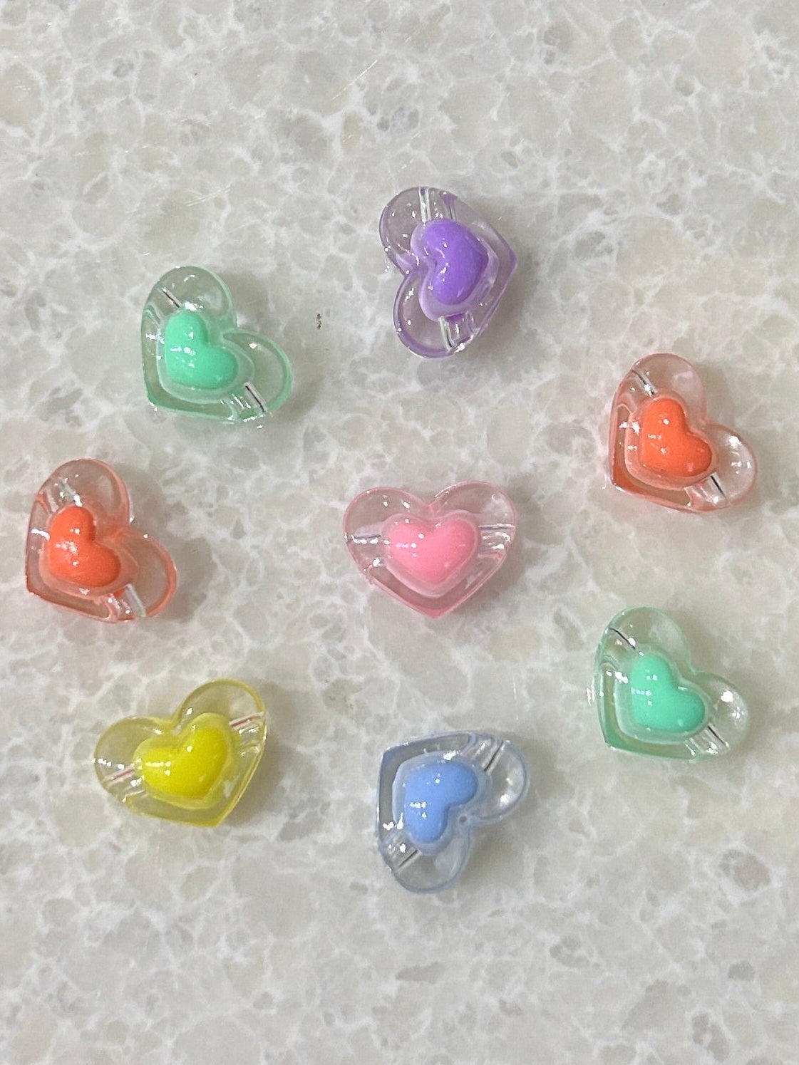 CUTE BRACELET CHARM - CRYSTAL HEART