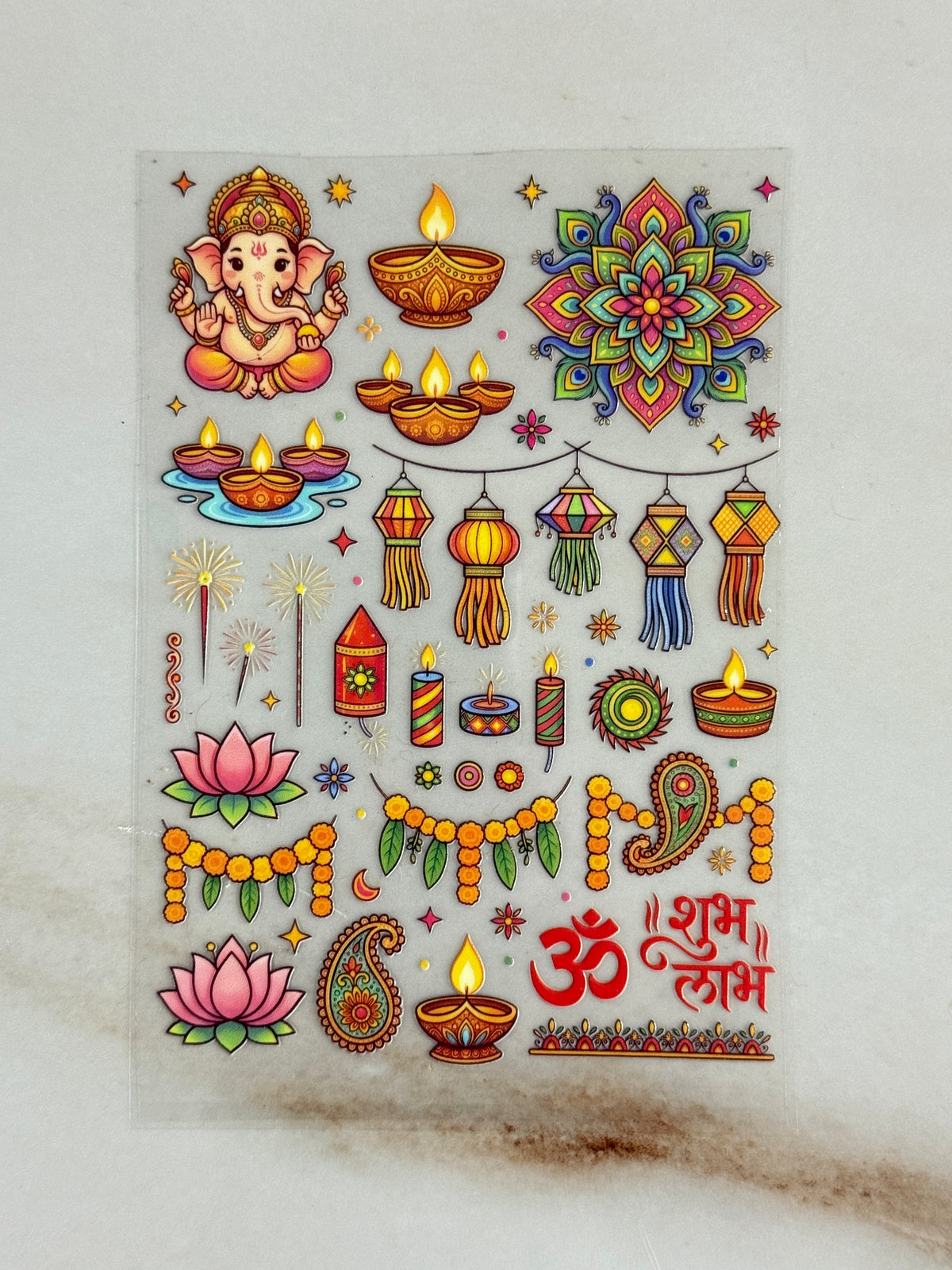 Diwali (M) - Peel Of Sticker