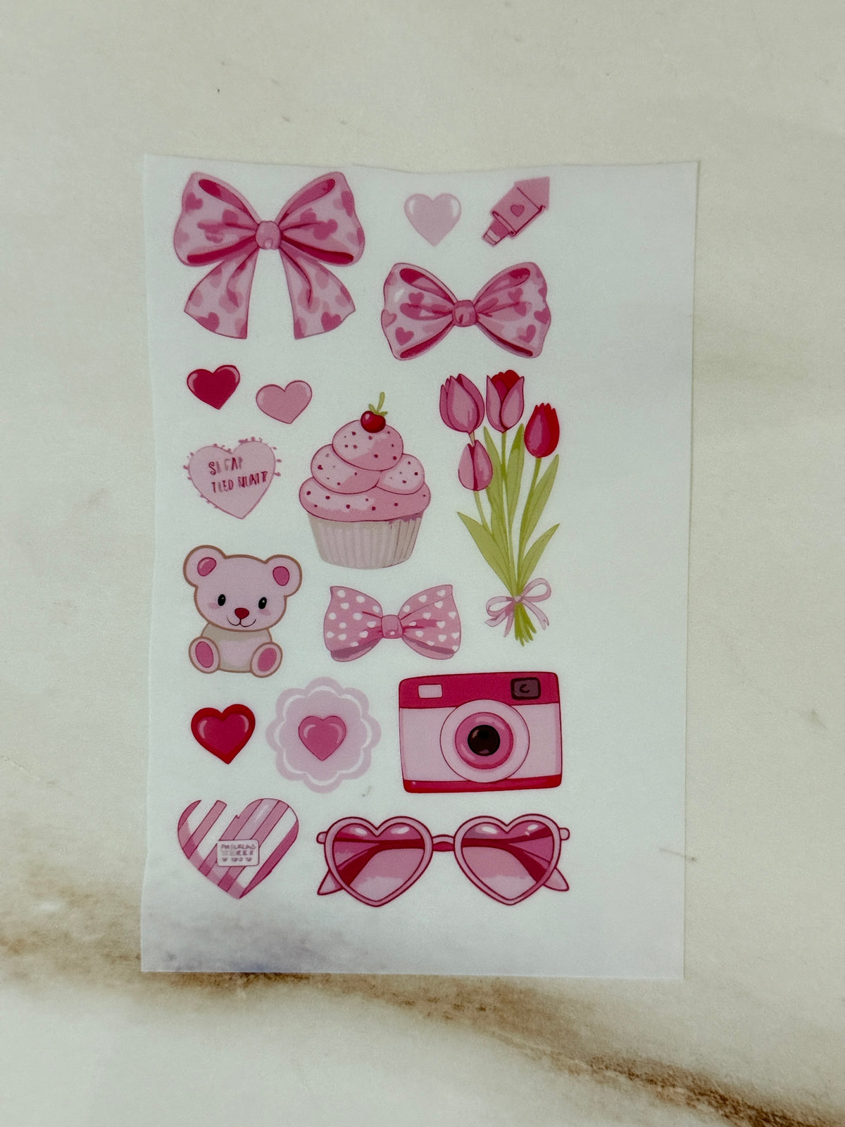 A6 Insert Sheet - Aesthetic Pink