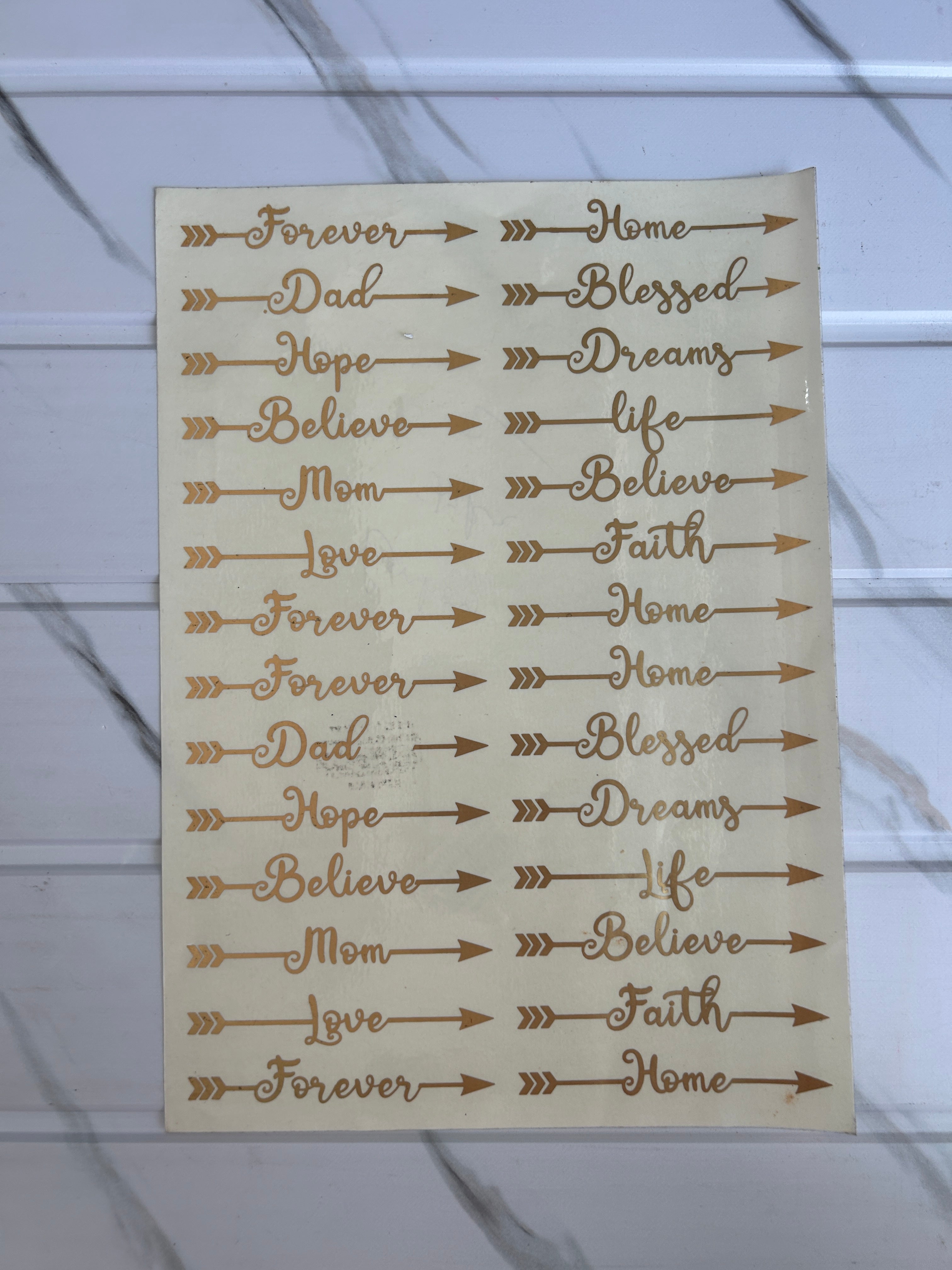 Emboss Sticker 2
