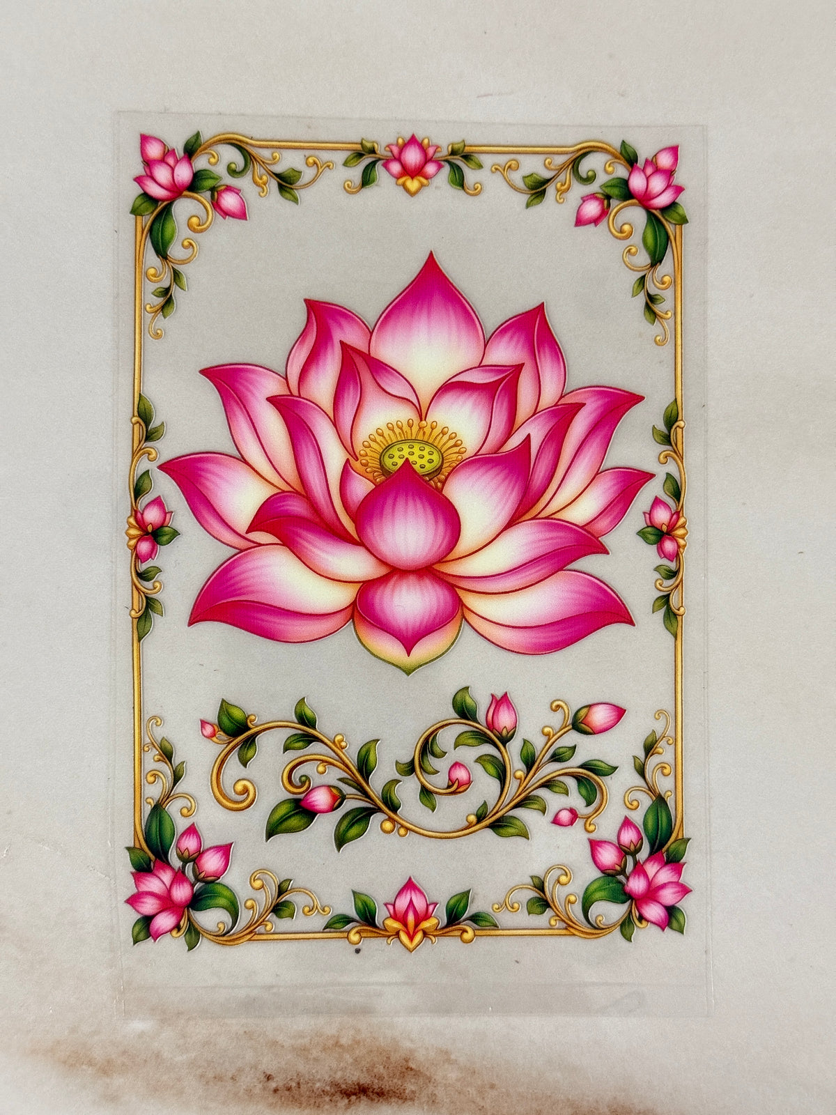 Lotus (U) - Peel Of Sticker
