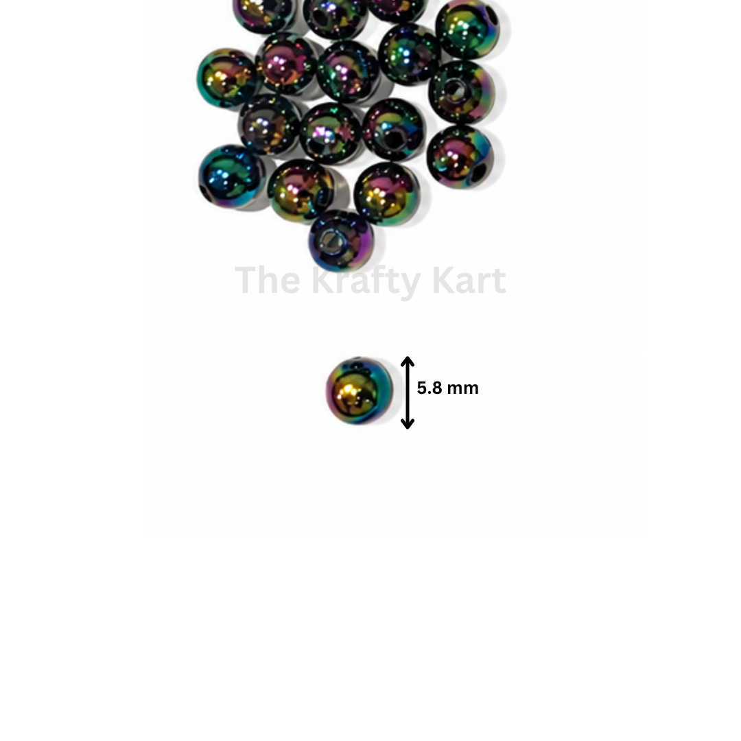 Big Colourful Rakhi Moti (6mm)