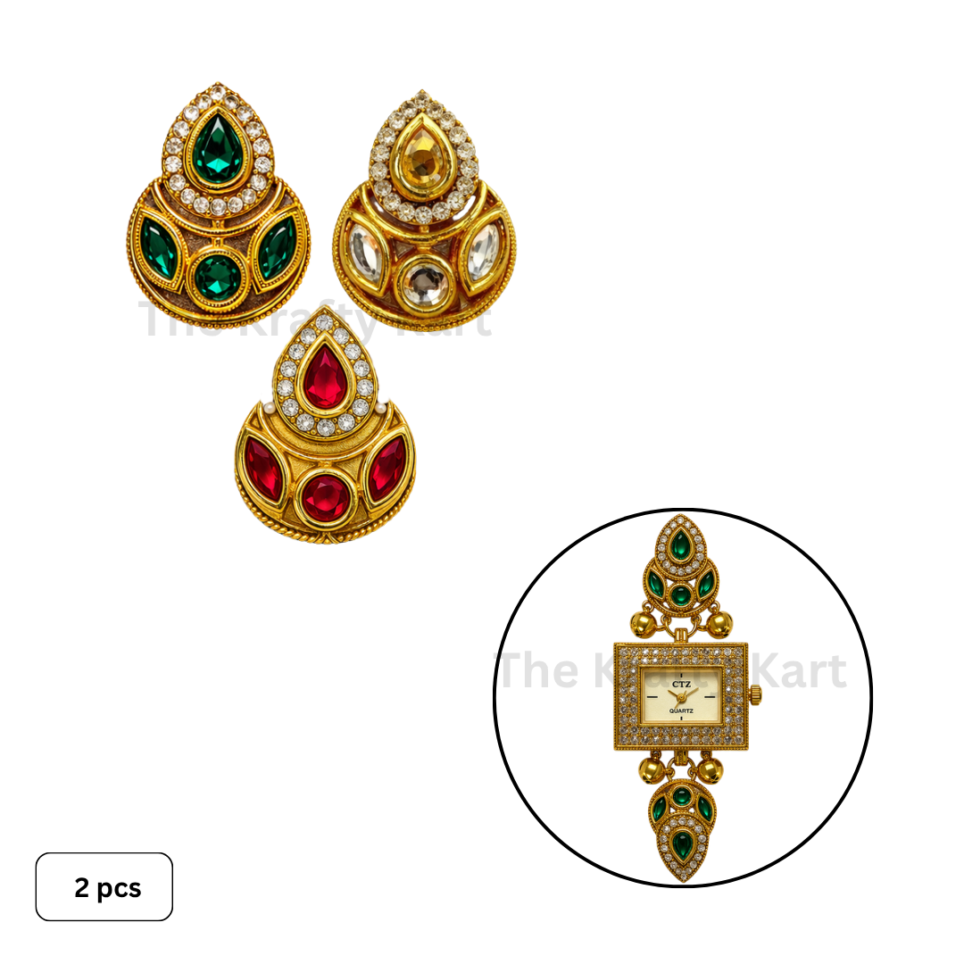 Kundan Patch (20) (2pcs)