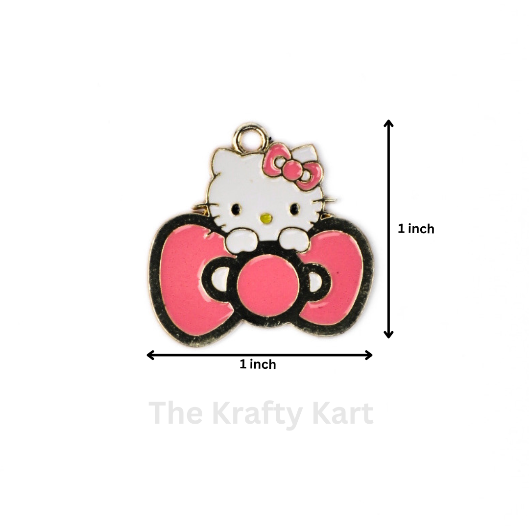 Charm - Kitty With Bow ( 254 )