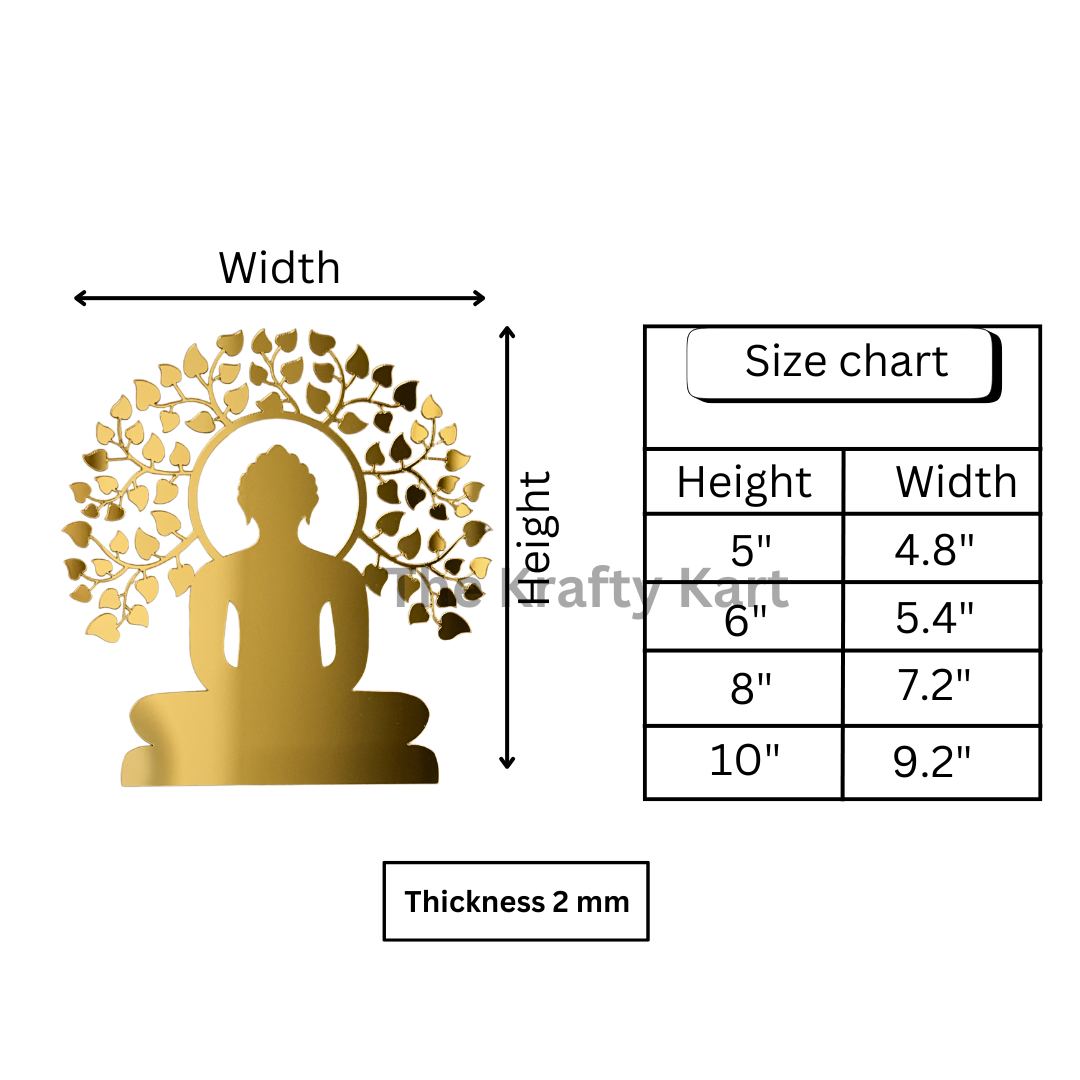 Bhagwan With Tree Cutout (A)