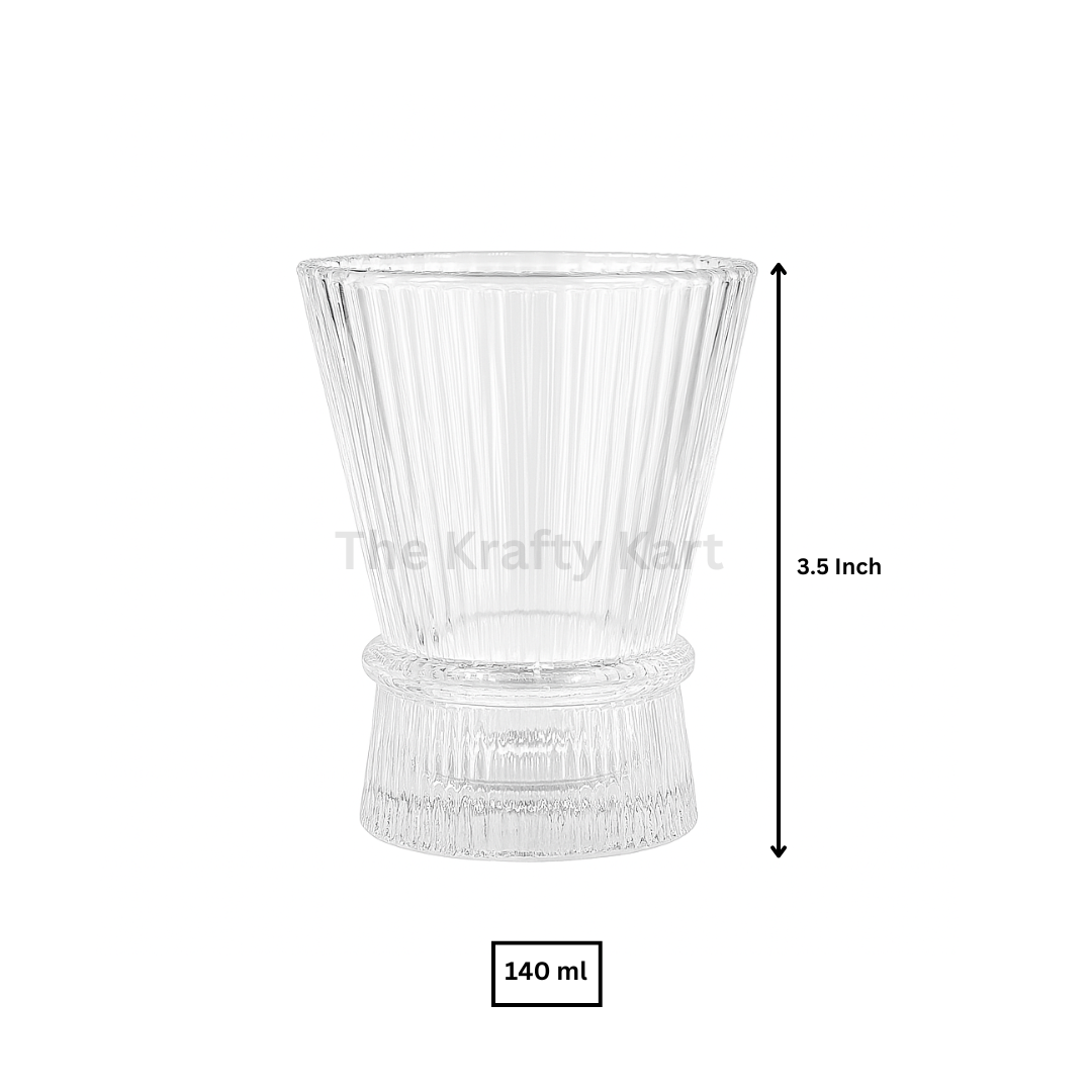 Round Bundle Candle Glass