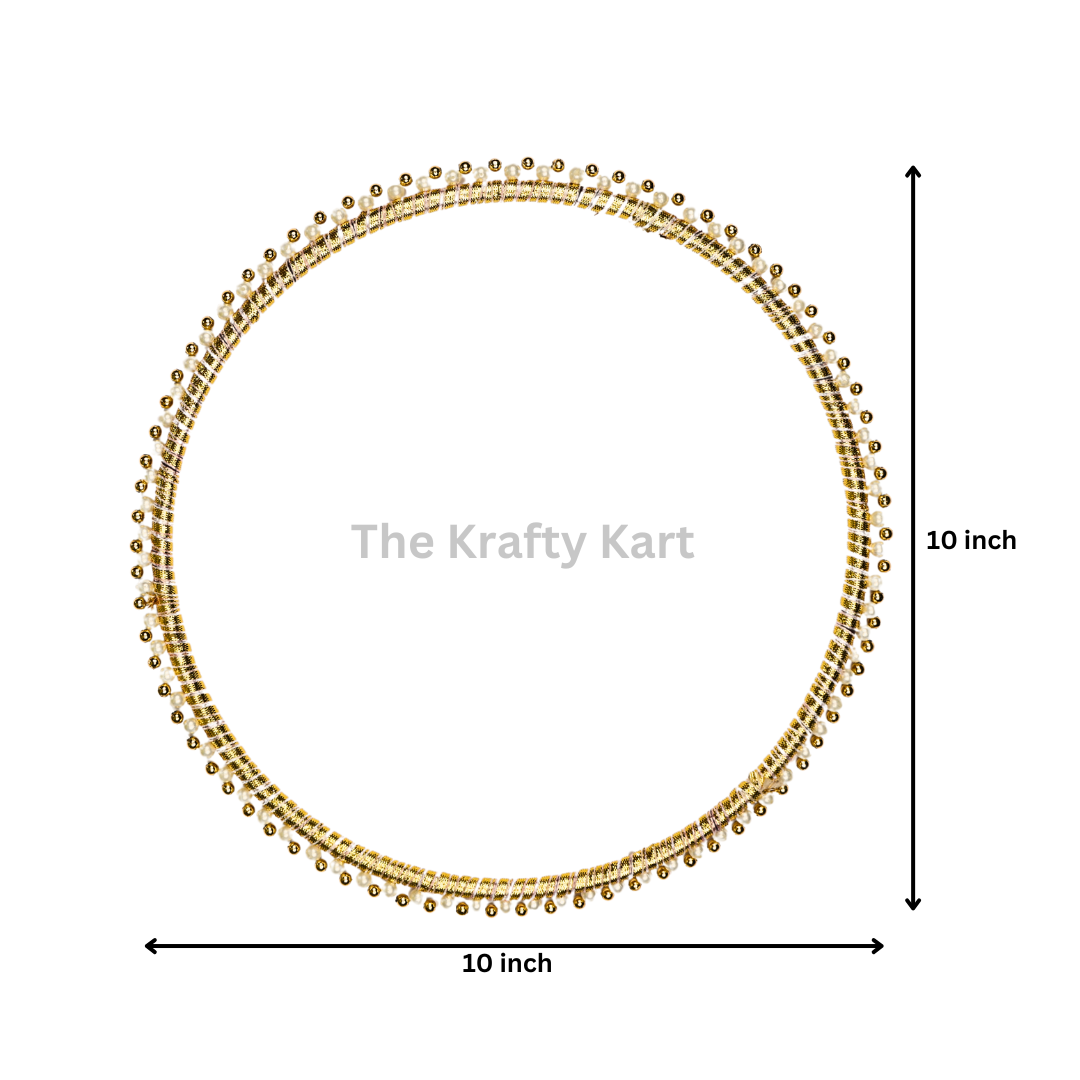 Traditional Pearl Ring (Golden)