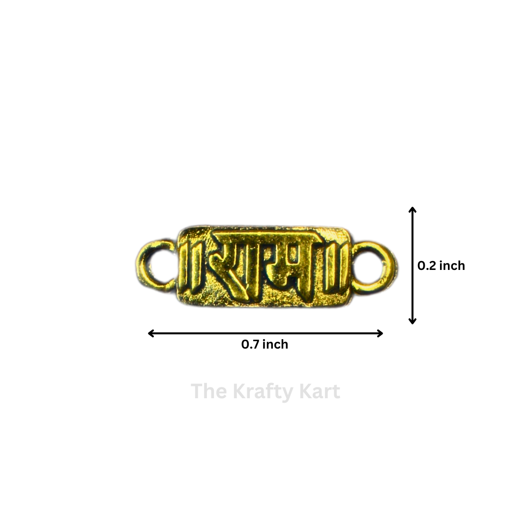 Golden Rakhi Charm (6)