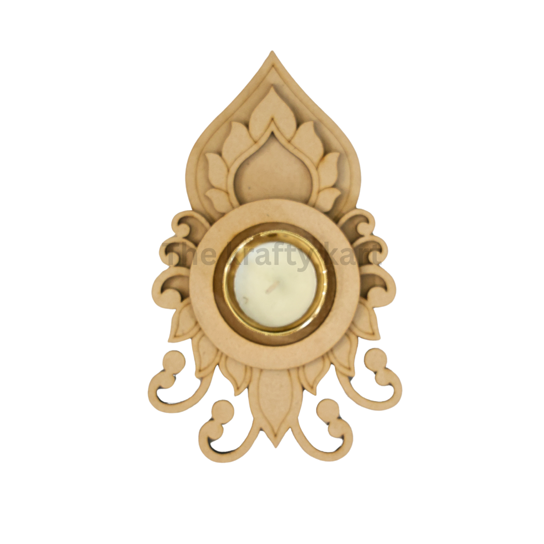 MDF Diwali T-Light Holder (8)