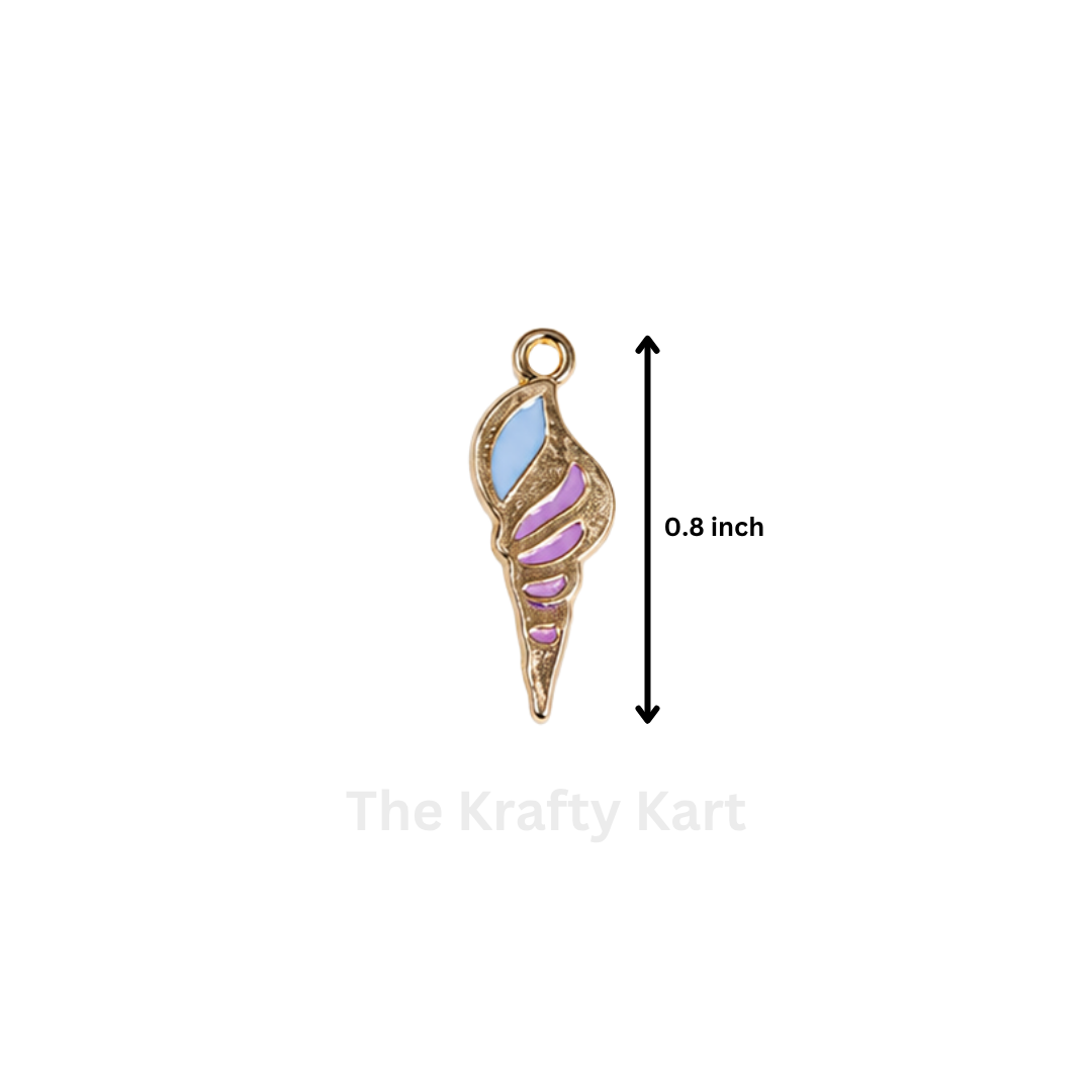 Anti-Tarnish Ice Cream Charm Pendant