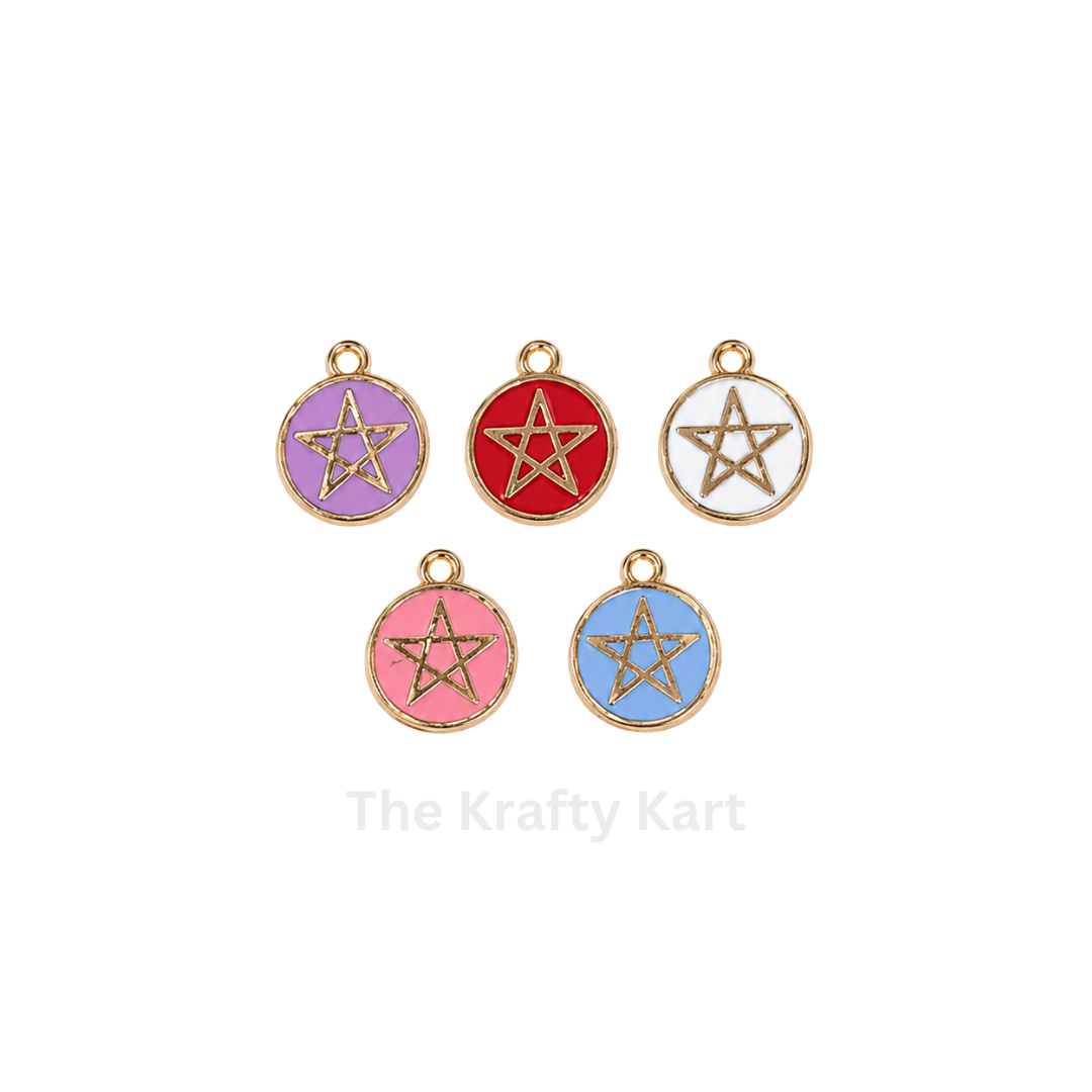 Anti-Tarnish Star Charm Pendant (A)