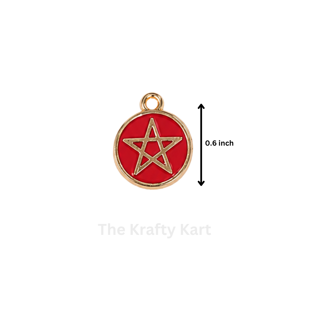 Anti-Tarnish Star Charm Pendant (A)