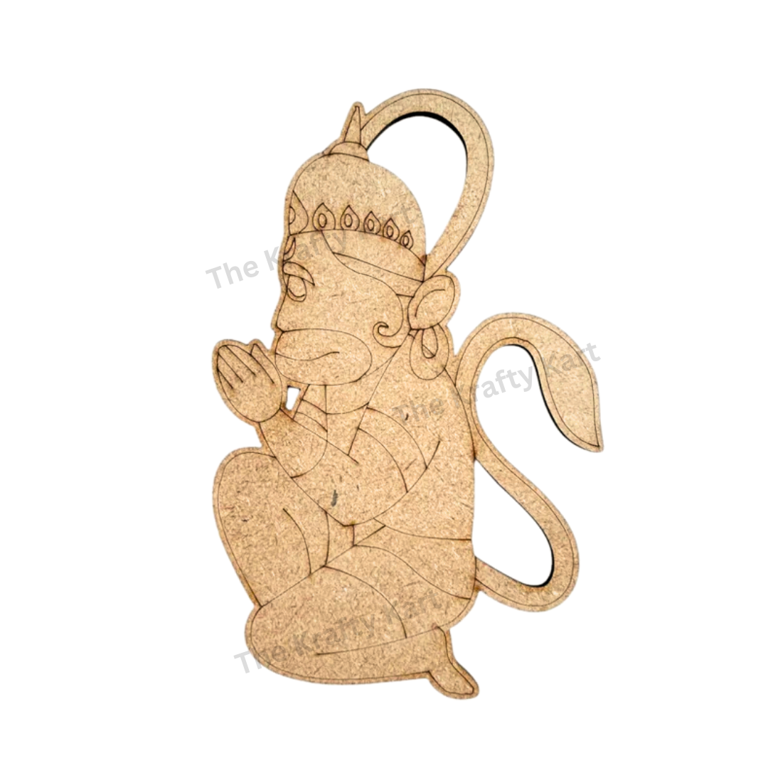 Pre Marked Baby Hanuman Mdf (D)