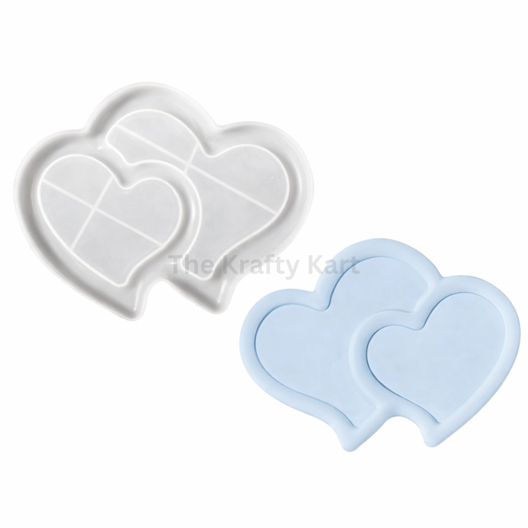Double Heart Tray Mould
