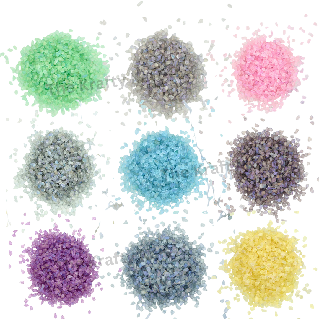 Holographic Crushed Glass