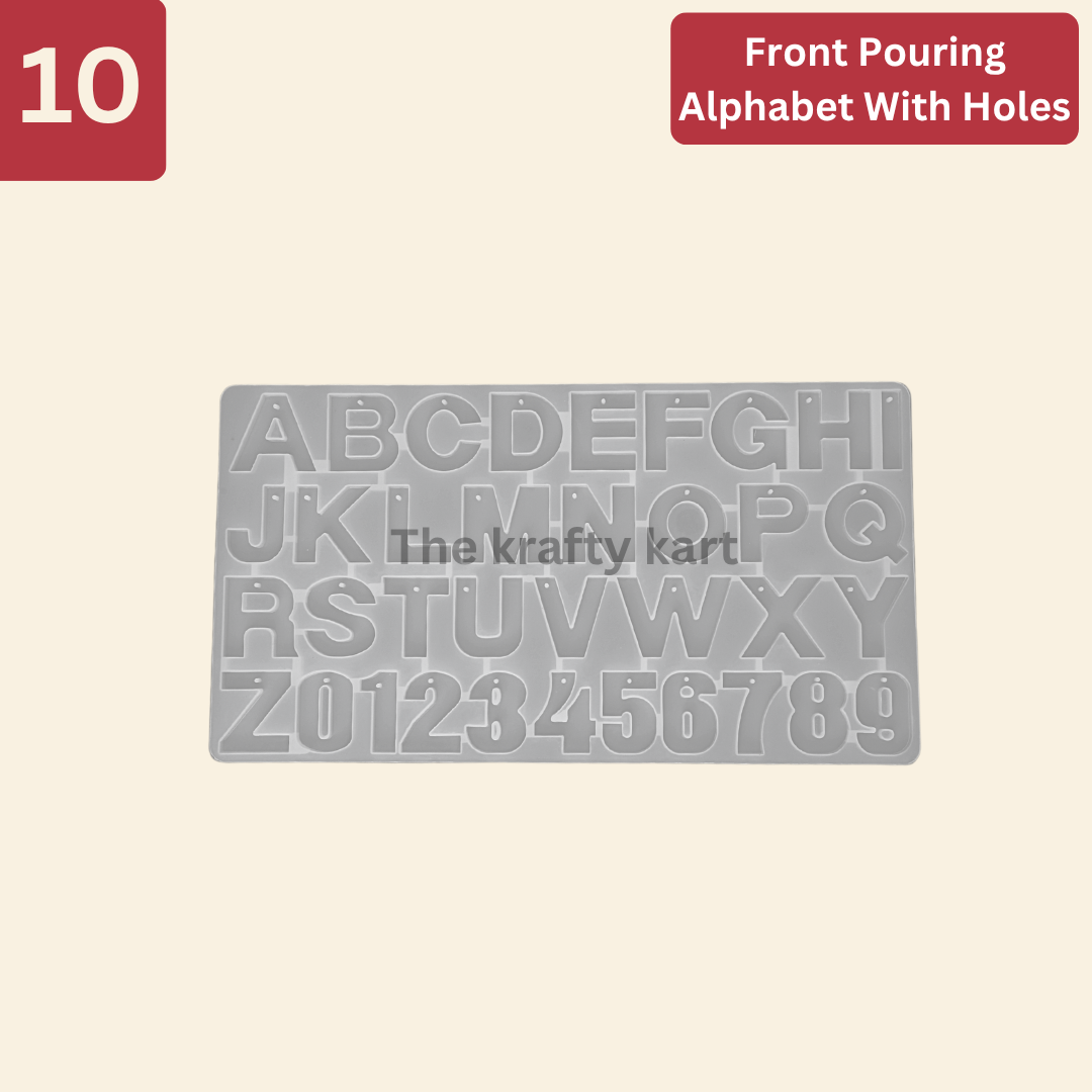 Diy Resin Alphabet Kit