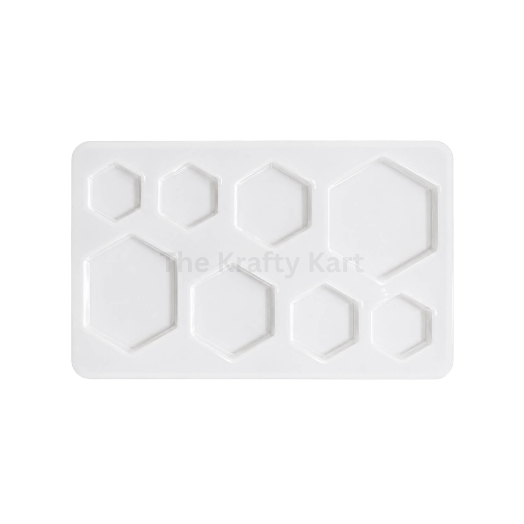 8 Cavity Hexagon Rakhi & Bracelet Jewellery Mould